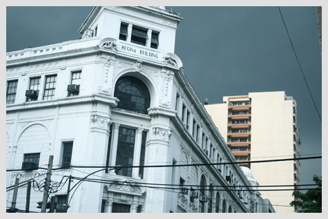 Regina Building along Escolta