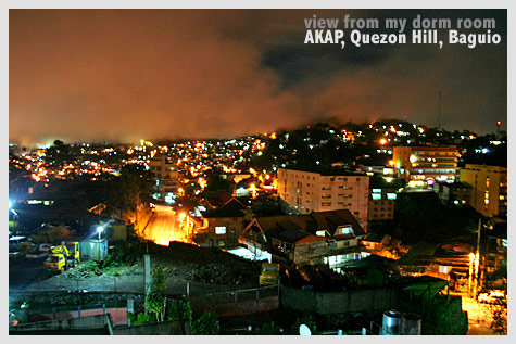 Baguio City at night