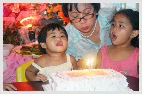 Tisay's second birthday party