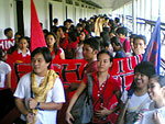 snake rally at Palma Hall