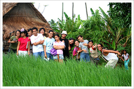 UP CAST on location at Silang, Cavite
