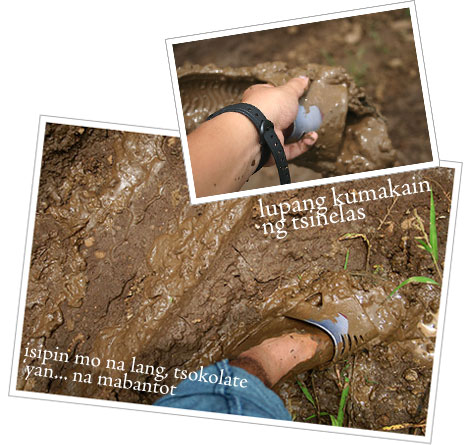 Mud, mud, mud, mud, more mud!