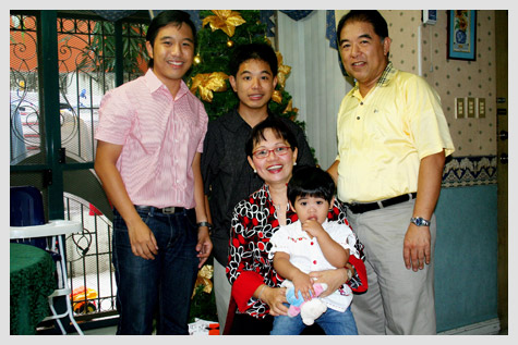 my family on Christmas day