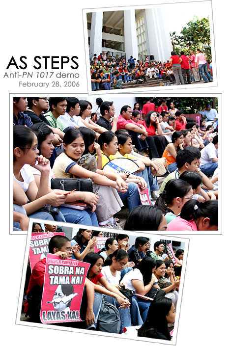 Anti-PN 1017 demonstration at AS steps