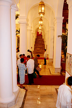 The Manila Hotel lobby