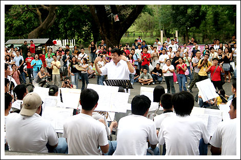 UP Symphonic Band at AS Steps