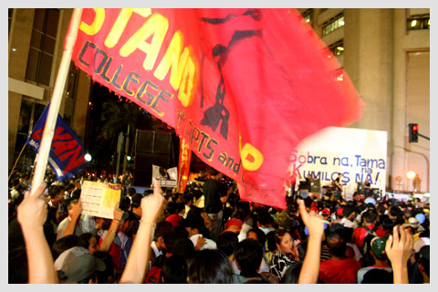 STAND-UP at the Makati Anti-Arroyo Rally